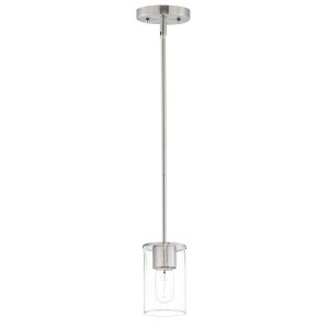 Maxim Lighting Sleek 1 - Light Pendant in  Satin Nickel - 1 of 3