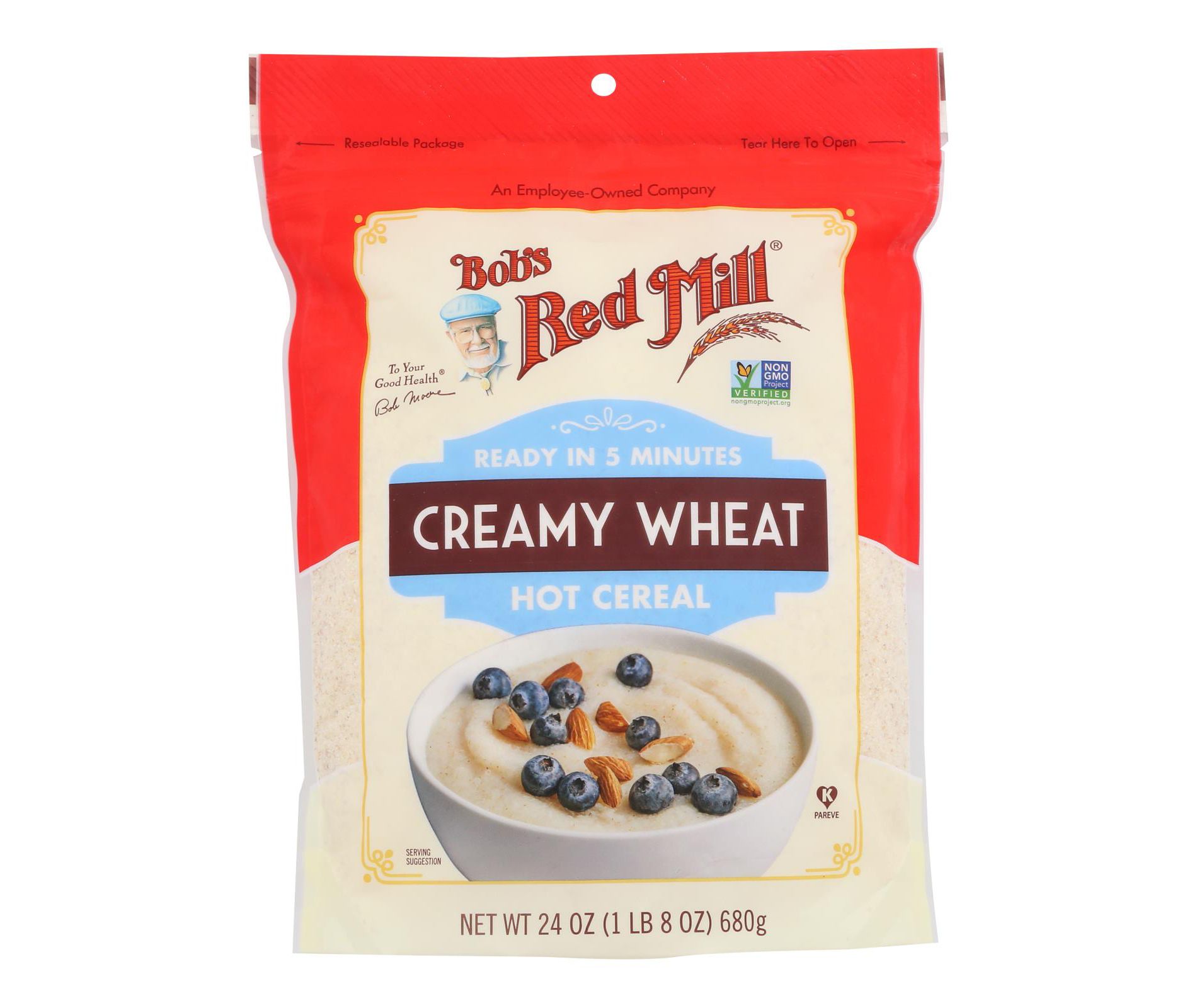 Bob's Red Mill - Cereal Creamy Wheat Farin - Case of 4-24 OZ
