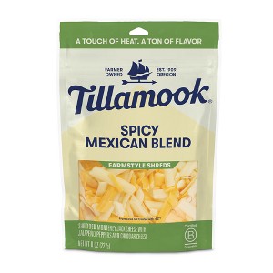 Tillamook Farmstyle Spicy Mexican Blend Shredded Cheese - 8oz - 1 of 4