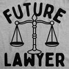 Youth Funny T Shirts Future Lawyer Sarcastic Graphic Novelty Tee For Kids - Crazy Dog Youth T Shirt - 2 of 4