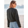 LASCANA Women's Round Neckline Tweed Jacket Solid - image 3 of 4