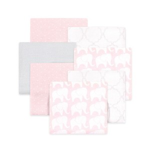 Luvable Friends Little Treasure Flannel Receiving Blankets 7pk - 1 of 1