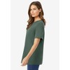 Woman Within Plus Size Perfect Short-Sleeve Crewneck Tee - 4 of 4