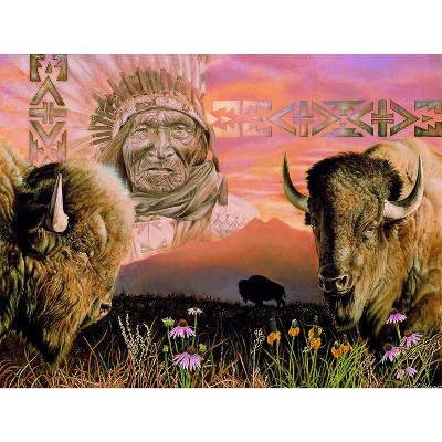 Sunsout Keeper of the Plains 500 pc   Jigsaw Puzzle 40064