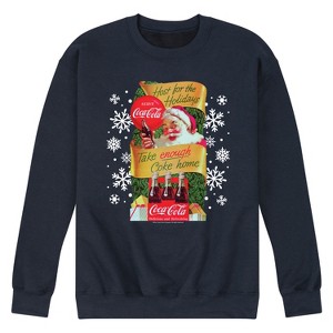 Men's - Coca-Cola - Host The Holidays Graphic Fleece Sweatshirt - 1 of 4