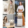 Laptop Backpack for Women 15.6 Inch, Travel Backpack with USB Charging Port Large Capacity Laptop Bag(Beige) - 2 of 4