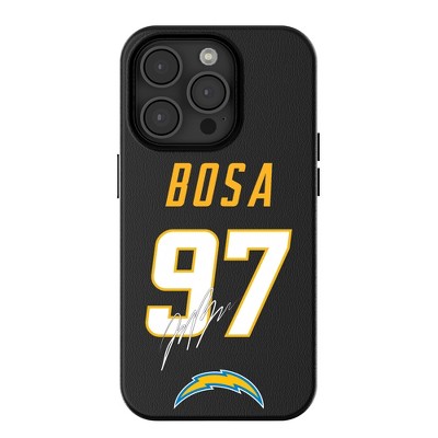 Keyscaper NFL Los Angeles Chargers Players Game Tactic MagSafe Compatible Cell Phone Case for Apple iPhone