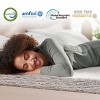 Subrtex 3" Memory Foam Mattress Topper with Cooling Removable Cover - 3 of 4