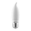GE 3pk 60W Color Select LED Decorative Light Bulbs: Dimmable, 500 Lumens, 3000K, E26 Base, 5.5W, 13.7-Year Life - 3 of 4