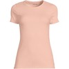 Lands' End Women's Cotton Rib T-shirt - 3 of 4