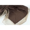 10x10 Ft Outdoor Patio Gazebo Replacement Canopy,Double Tiered Gazebo Tent Roof Top Cover Only wavy border(Frame Not Include)-BROWN - 4 of 4