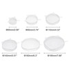 Unique Bargains Reusable Silicone Stretch Lids for Bowls and Food Covers 2 Sets - 2 of 4