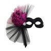 Unique Design I.E. Inc. Lavish Soiree - Black/Fuschia Costume Mask - 2 of 4