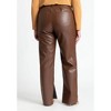 ELOQUII Slit Hem Faux Leather Pant - 3 of 4