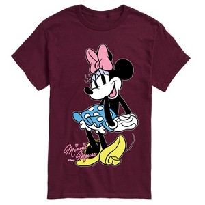 Men's - Disney - Minnie Mouse Pose- Men's Short Sleeve Graphic T-Shirt Short Sleeve Graphic T-Shirt - 1 of 4