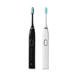 ZTECH Rechargeable Acoustic Electric Power Toothbrush with Multiple Clean Modes, 3 Brush Heads + Travel Case - 1 of 4
