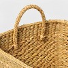 Rectangular Basket with Diagonal Pattern Natural - Threshold™ - image 3 of 4