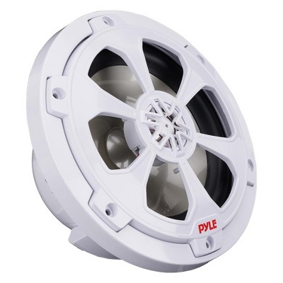 6.5" Marine Speakers for Outdoor Sound with Dual 2-Way Design, Weather Resistant, Great for Boats