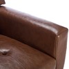 ATJafure Modern Soft Linen Material Ergonomics Accent Chair With Black Legs For Indoor Home Living Room Bedroom Home - 4 of 4