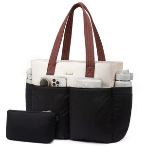 Generic Puffer Tote Bag Lightweight Work Bag Water-resistant Travel Tote Bag - 1 of 4