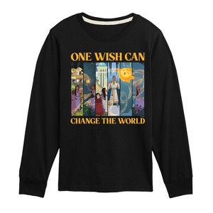 Boys' - Disney - One Wish Can Change The World Long Sleeve Graphic T-Shirt - 1 of 4