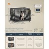 SONGMICS HOME Heavy-Duty Dog Crate, 42.1 x 27.6 x 32.5 Inches Dog Cage for Large Dogs, Expandable Dog Kennel, Ink Black - 4 of 4