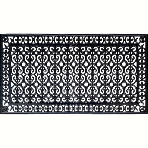 A1HC Large Outdoor Rubber Floor Mat, 30"X60”, All Weather Heavy Duty Doormat for Indoor Outdoor Use - 1 of 4