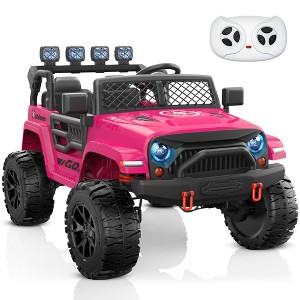 ANPABO 24 V 4WD Truck Two Seater With Parent Remote Control And Bluetooth Music Player 3-8 Years Old - 1 of 4