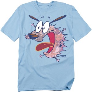 Courage The Cowardly Dog Evil Inside Adult T-Shirt - 1 of 4