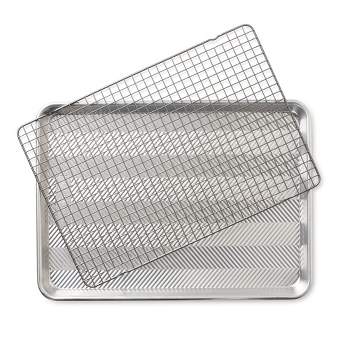 Nordic Ware Prism Half Sheet with Nonstick Grid - Silver