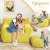 JOYRACER Bean Bag Chair Sofa, Big Comfy Chair For Bedroom Living Room, Bean Bag Lazy Chair For Adults With Pocket Armrests For Gaming & Reading - 2 of 4