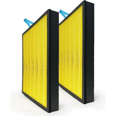 Nispira Vital 200S Pet Allegy 2-In-1 True HEPA Filter Replacement for Levoit Air Purifier Part Vital 200S-RF-PA LRF-V201-YUS, 2 Packs