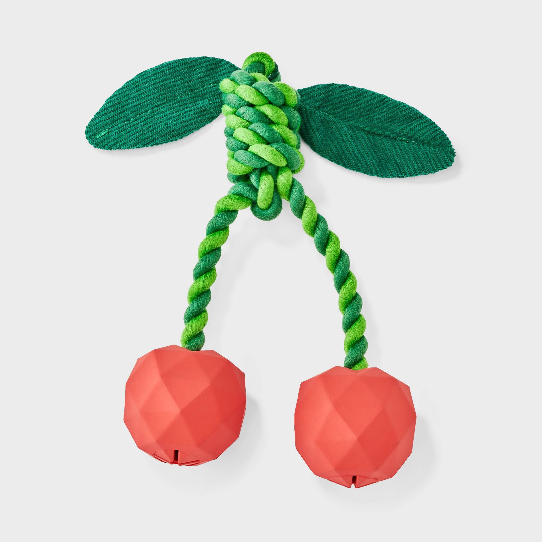 Cherries Dog Toy - Boots & Barkley™: Rubber, Tug, Occupy, Fetch