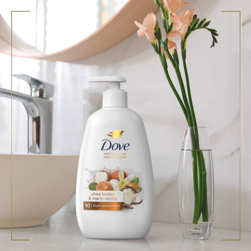 Dove Beauty Advanced Care Hand Wash - Shea Butter &#38; Warm Vanilla - 12 fl oz, 6 of 9