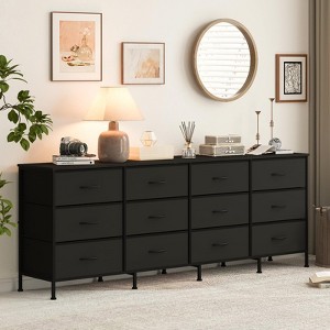 12 Drawer Dresser for Bedroom, 70 Long TV Stand for 65, 75, 80 Inch TV,  Large Entertainment Center for Living Room, Entryway : Target