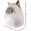 Squishmallows Original 10-Inch Felton The Siamese Cat - Official Jazwares Plush - Collectible Kitty Stuffed Animal Toy - Gift for Kids, Girls & Boys - 4 of 4