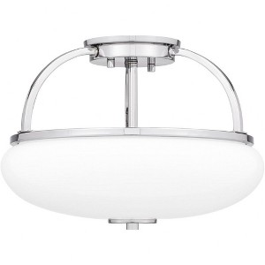 Quoizel Lighting Easton 3 - Light Semi-Flush Mount in  Polished Chrome - 1 of 4