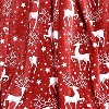 Elegant Comfort Velvet Touch Ultra Plush Christmas Holiday Printed Fleece Throw/Blanket - 3 of 4