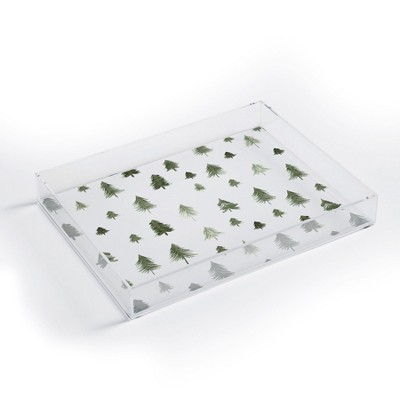 Gabriela Fuente Winter Forest Small Acrylic Tray - Deny Designs