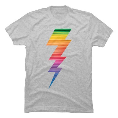 Adult Design By Humans Lightning Bolt Thunder Storm Pride By heybert00 T-Shirt