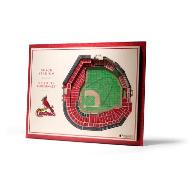 MLB St. Louis Cardinals 5-Layer Stadiumviews 3D Wall Art