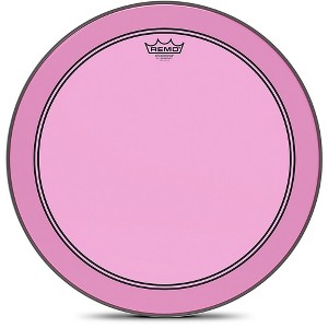 Remo Powerstroke P3 Colortone Pink Bass Drum Head - 1 of 3