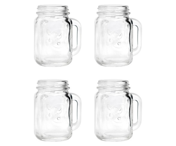 Mason Jar Shot Glasses - 4 ct
