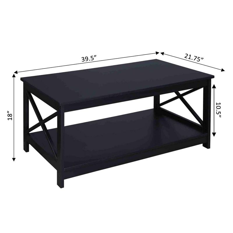 Breighton Home Xavier Coffee Table with Shelf, 5 of 15