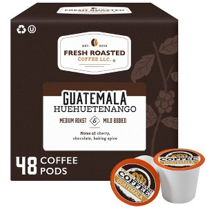 Fresh Roasted Coffee - 48 CT Guatemalan Huehuetenango Medium Roast Single Serve Pods - 1 of 4