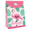 Big Dot of Happiness Pink Flamingo - Tropical Summer Gift Favor Bags - Party Goodie Boxes - Set of 12 - 3 of 4