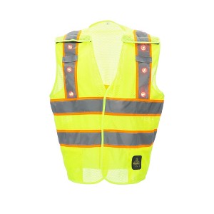 RefrigiWear HiVis Safety Vest with LED Lights - High-Visibility Reflective Workwear, ANSI Compliant, Enhanced Night Safety - 1 of 4