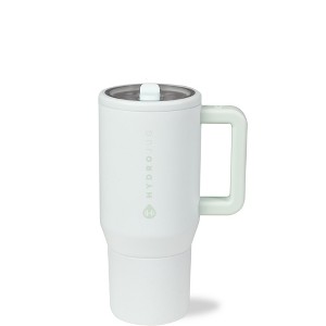 HydroJug Traveler - Water Bottle with Handle & Flip Straw - Leak Resistant Tumbler, Insulated, Stainless Steel & Rubber Base - 1 of 4