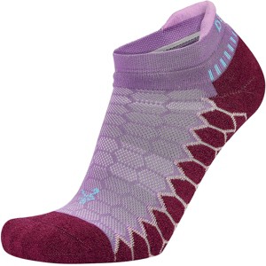 Balega Silver No Show Performance Running Socks - Bright Lilac/Wildberry - 1 of 2