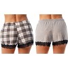 Just Love Womens Pajama Shorts  Soft Cotton Lounge Sleep Shorts with Drawstring Waist - 2 of 2
